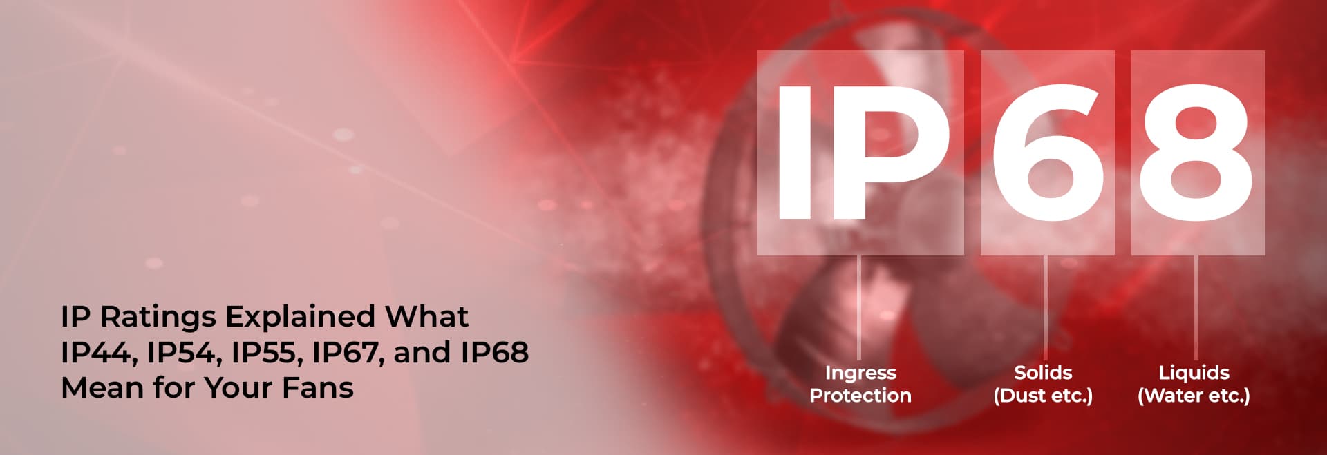 IP ratings explained for fans
